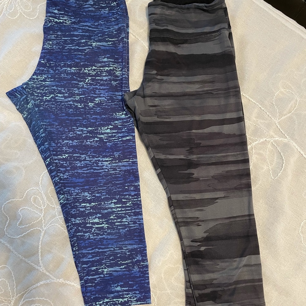 Set of 2 workout leggings, Capri length